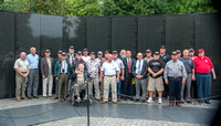 Vietnam War U.S. Marine Veterans / The Wall  Washington DC 2015