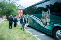 All who came from The Reunion boarded the bus after dinner to pay their respects at The Wall.
